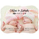 Baby Girls Arrow Twins Photo Birth Announcements Image 3 of 6